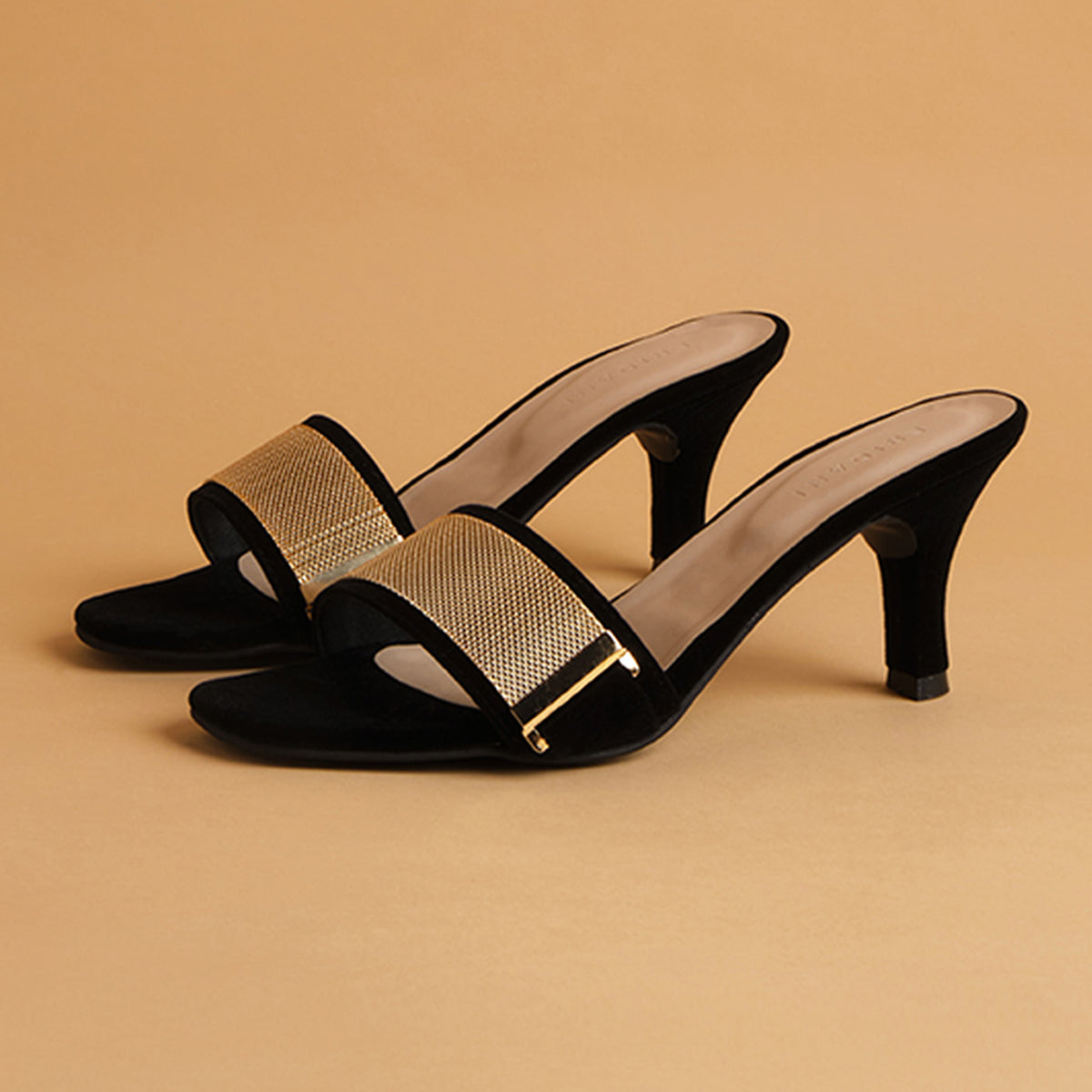Alessia Embellished Kitten Heels