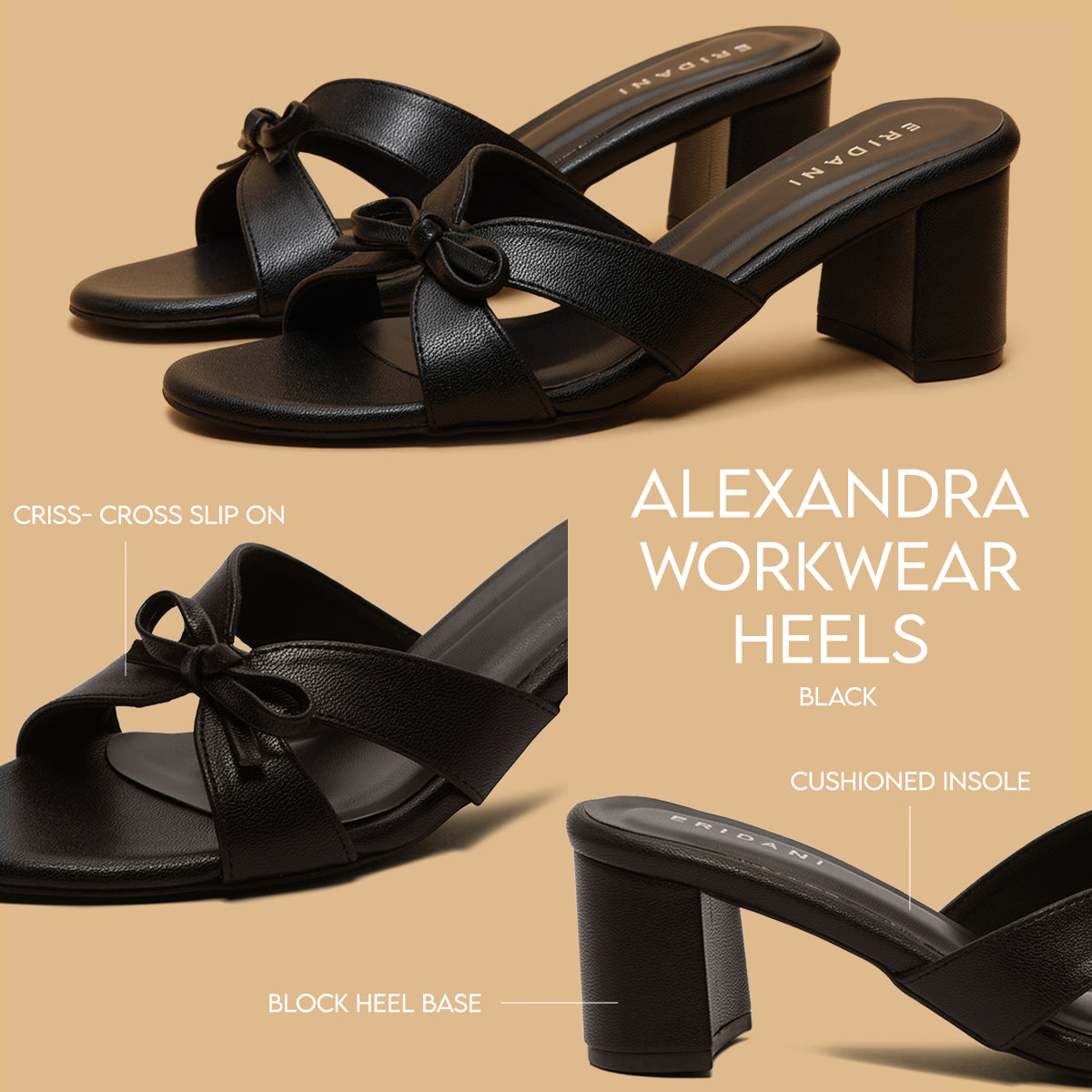 Alexandra Workwear Heels KM Footwear Eridani