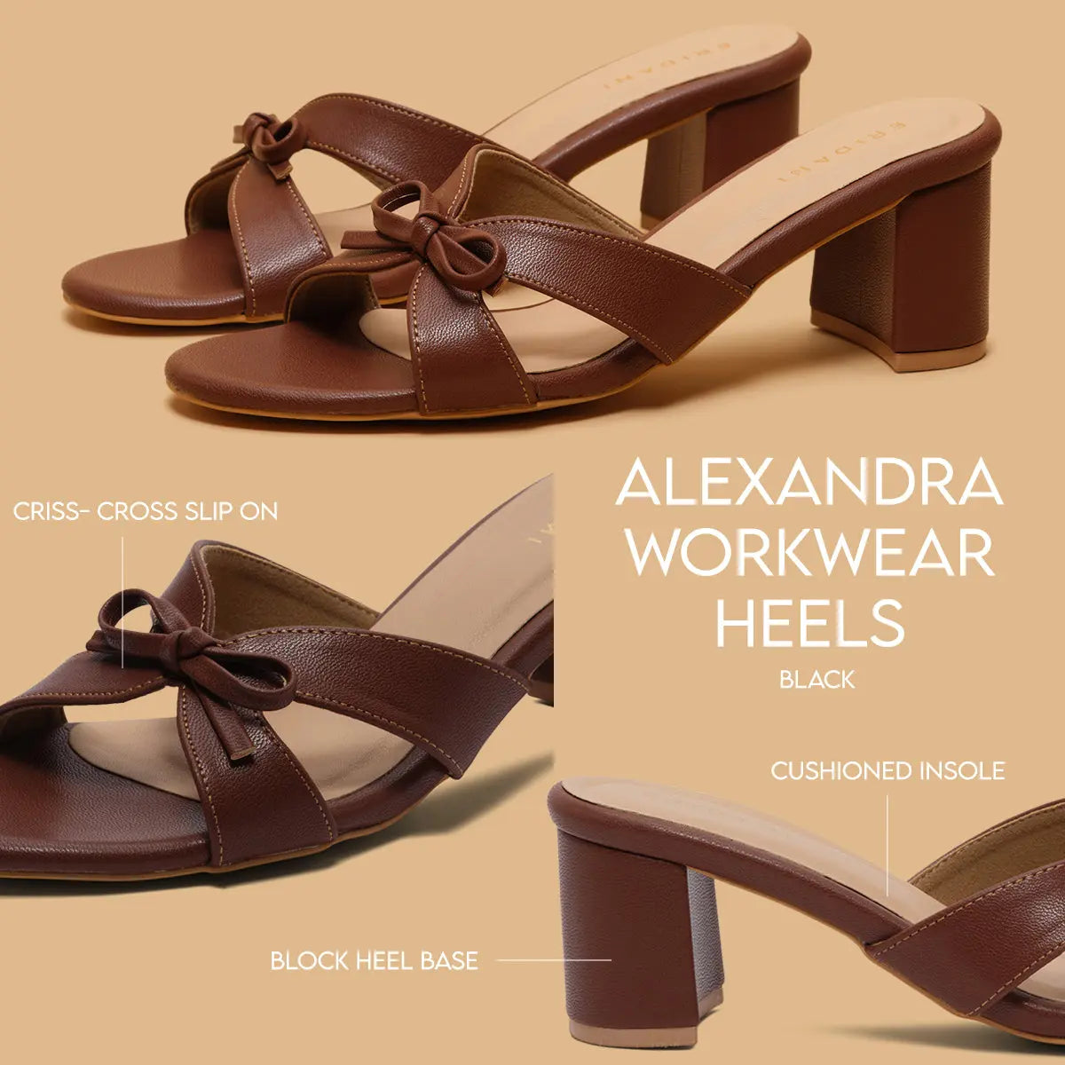 Alexandra Workwear Heels KM Footwear Eridani