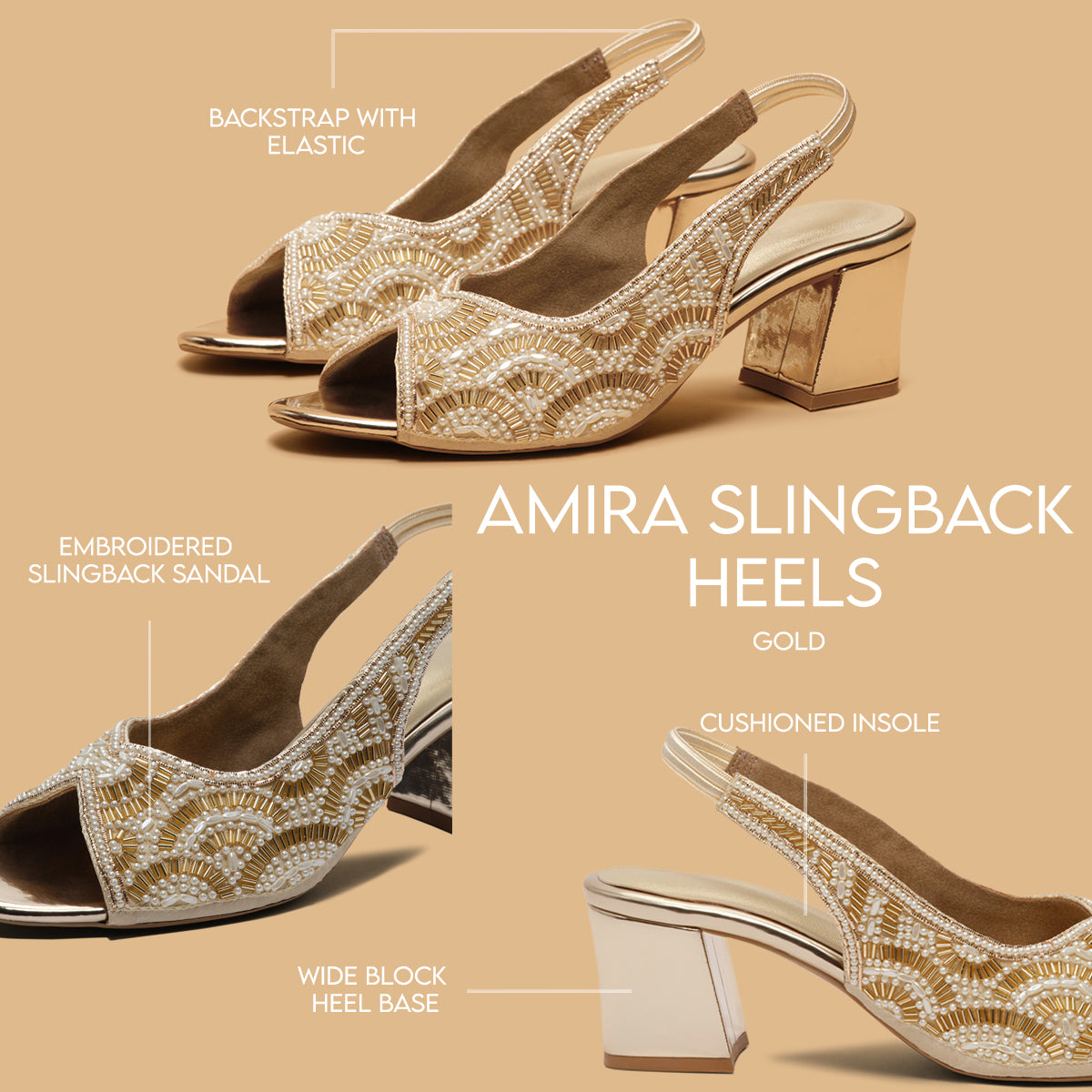 Amira Slingback Heels Come Eridani