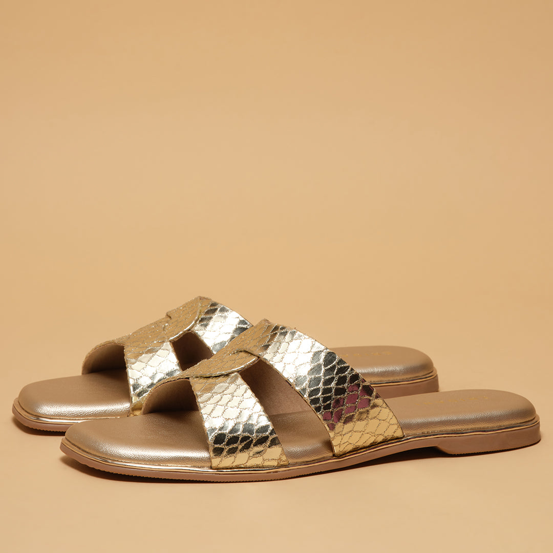 Anaisha Metallic Flats