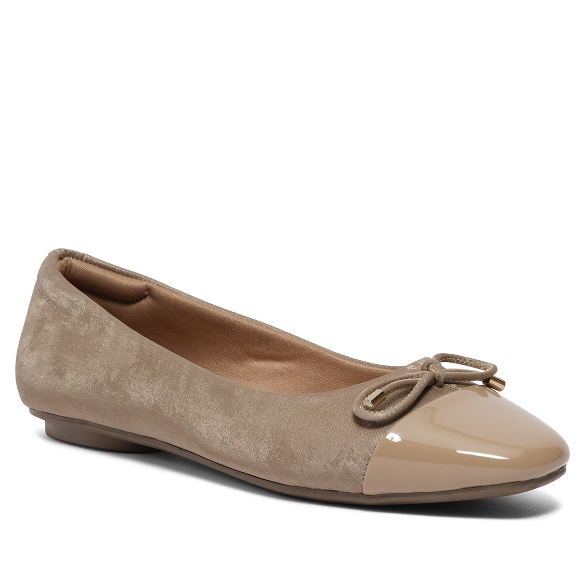 Anette Textured Ballerinas