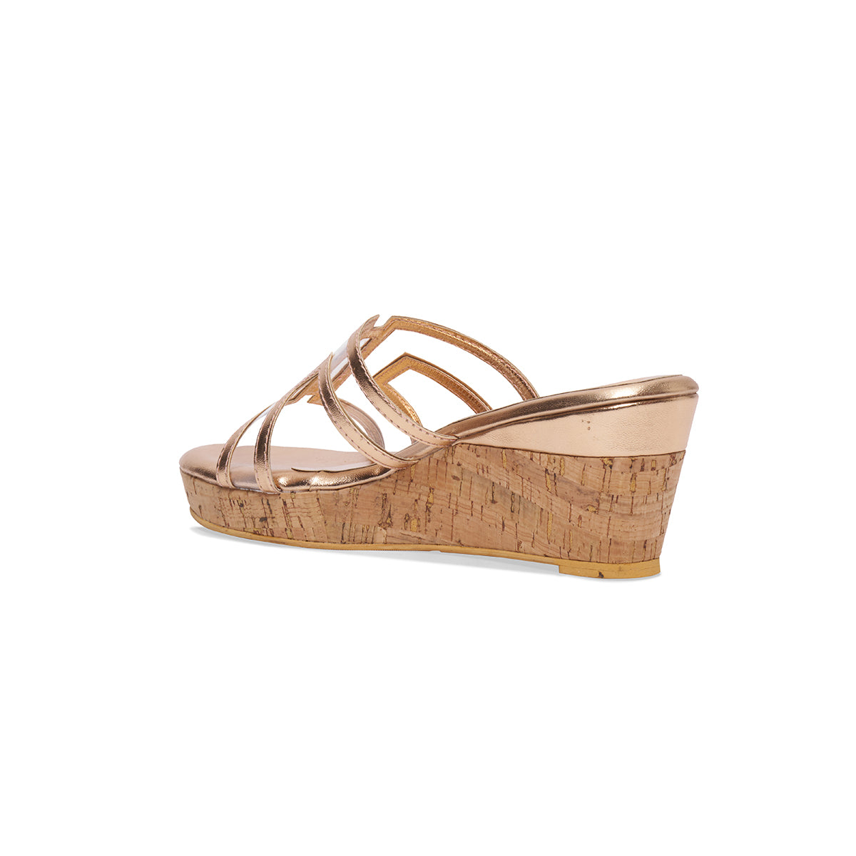 Angela Clear Strap Wedges