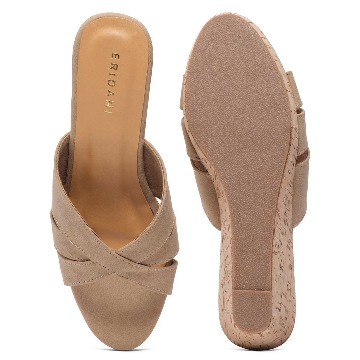 Armelle Cross-Strap Wedges