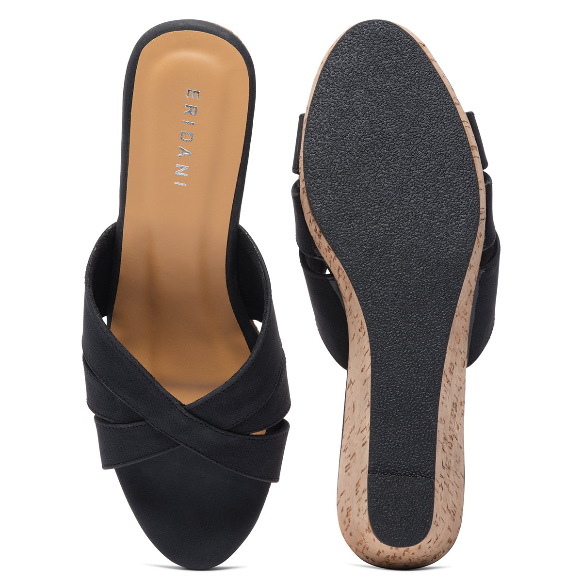 Armelle Cross-Strap Wedges