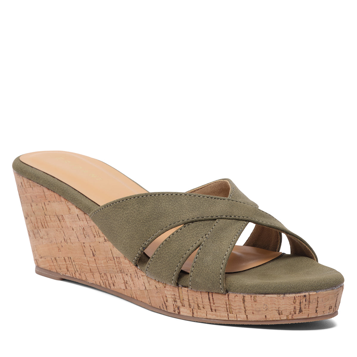Armelle Cross-Strap Wedges