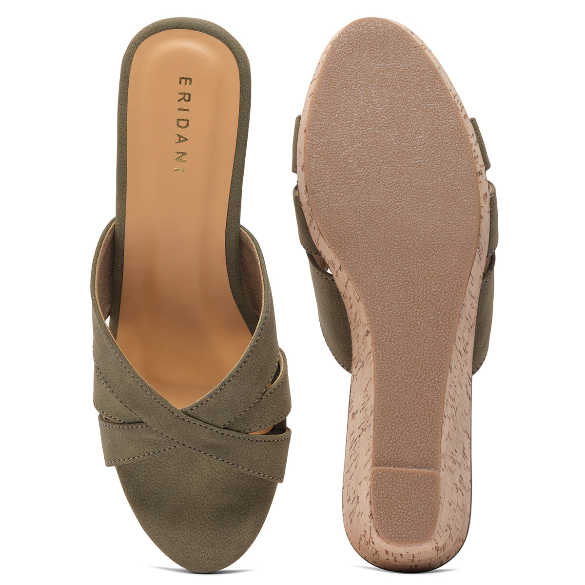 Armelle Cross-Strap Wedges