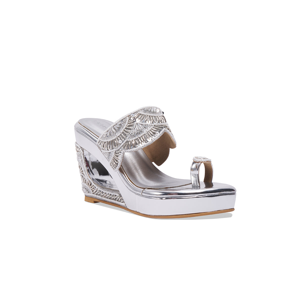 Arna Embroidered Wedges