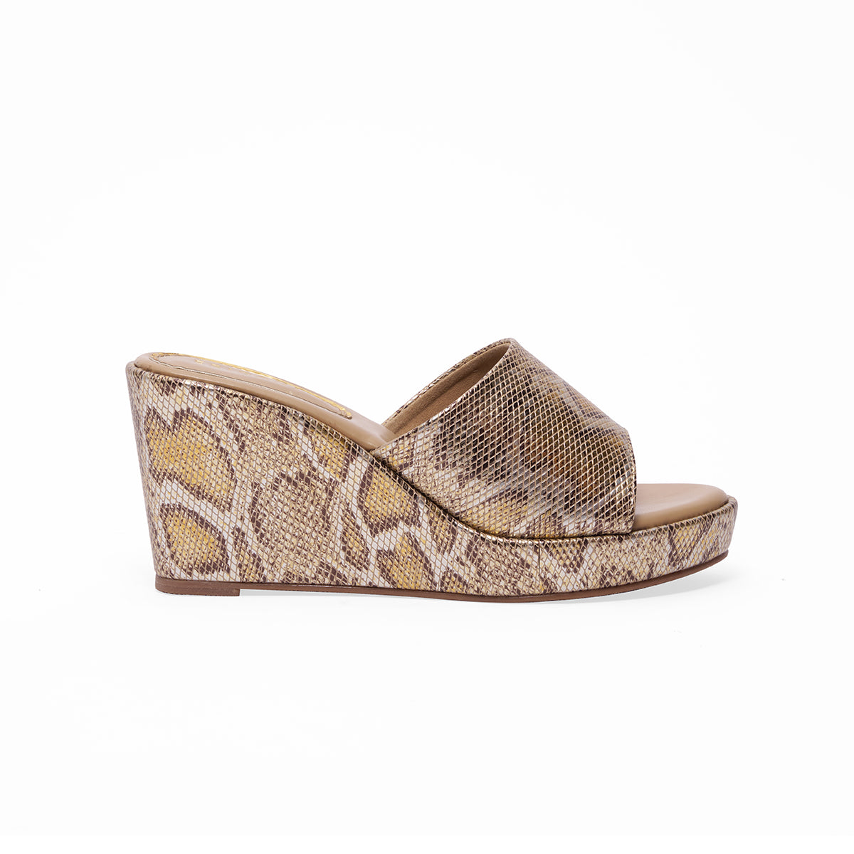 Ashley Printed Slip-On Wedges