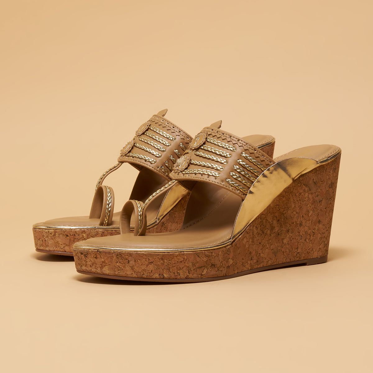 Ashvi Kolhapuri Wedges