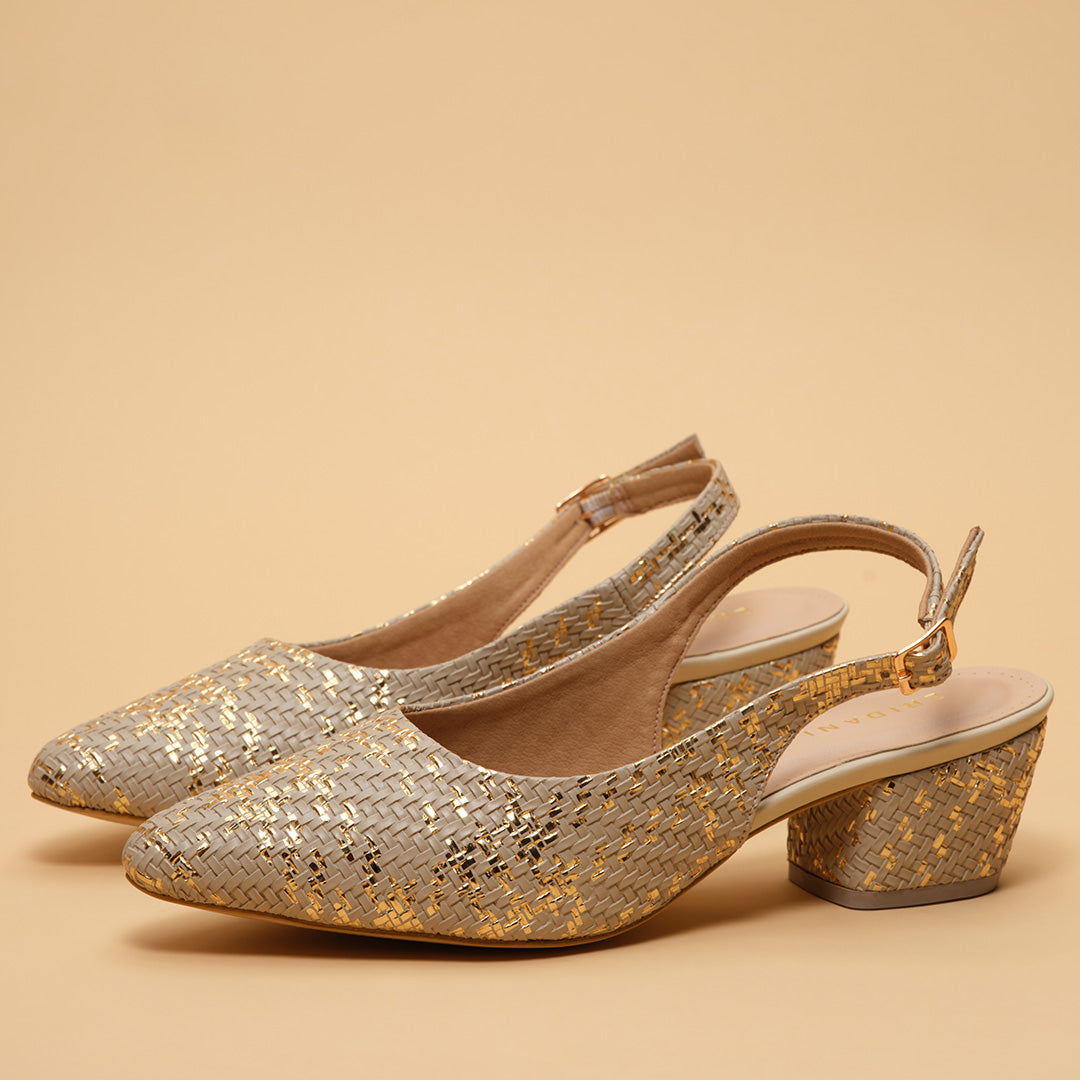 Astris Textured Pumps