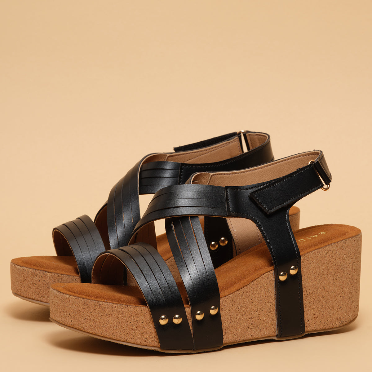 Aubrey Strappy Wedges