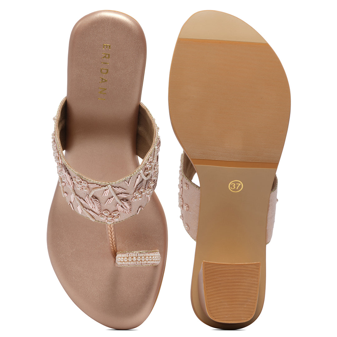 Avika Embroidered Kolhapuri Mahek Footwear Eridani