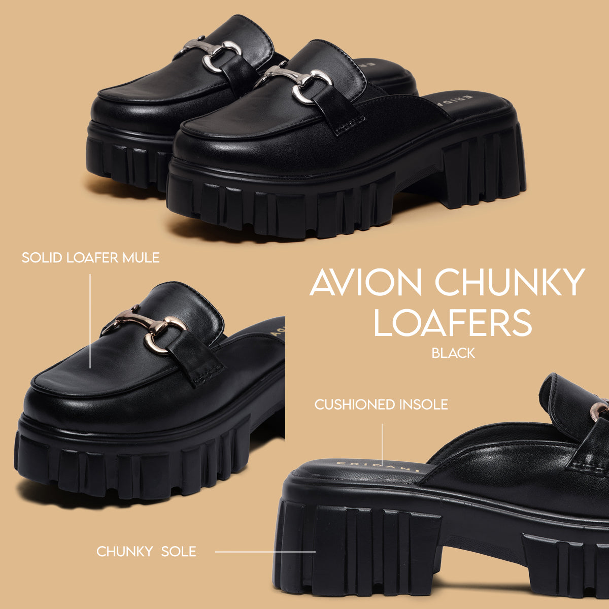 Avion Chunky Loafers Aleeza International Eridani