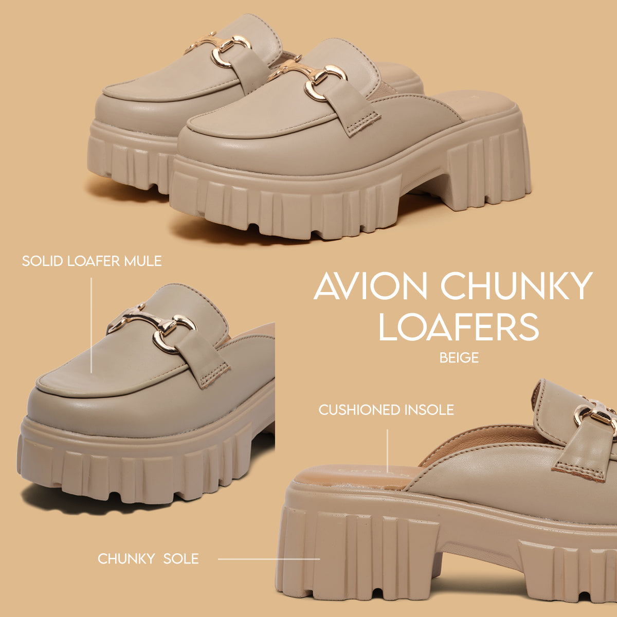 Avion Chunky Loafers Aleeza International Eridani