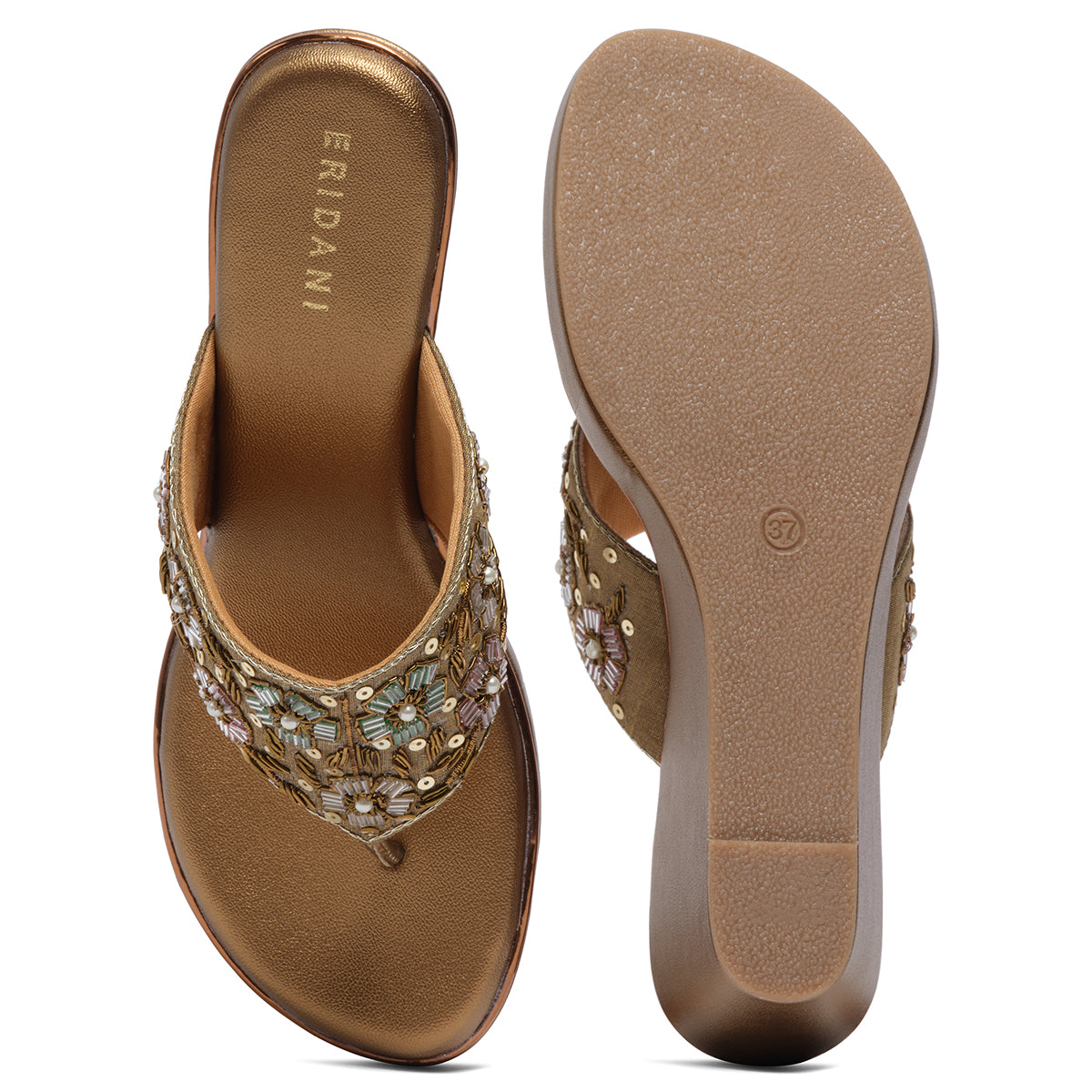 Ayat Embroidered Wedges