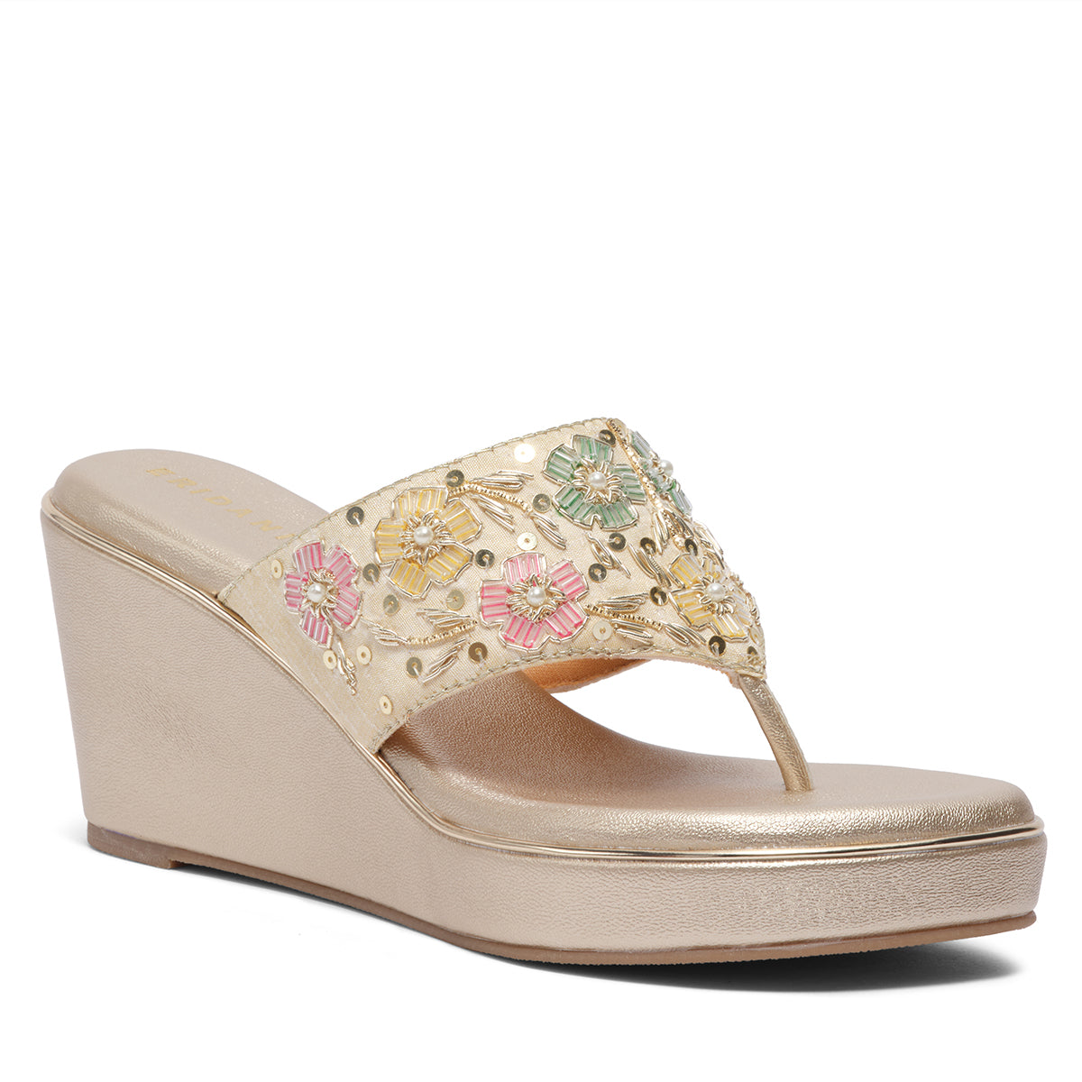 Ayat Embroidered Wedges