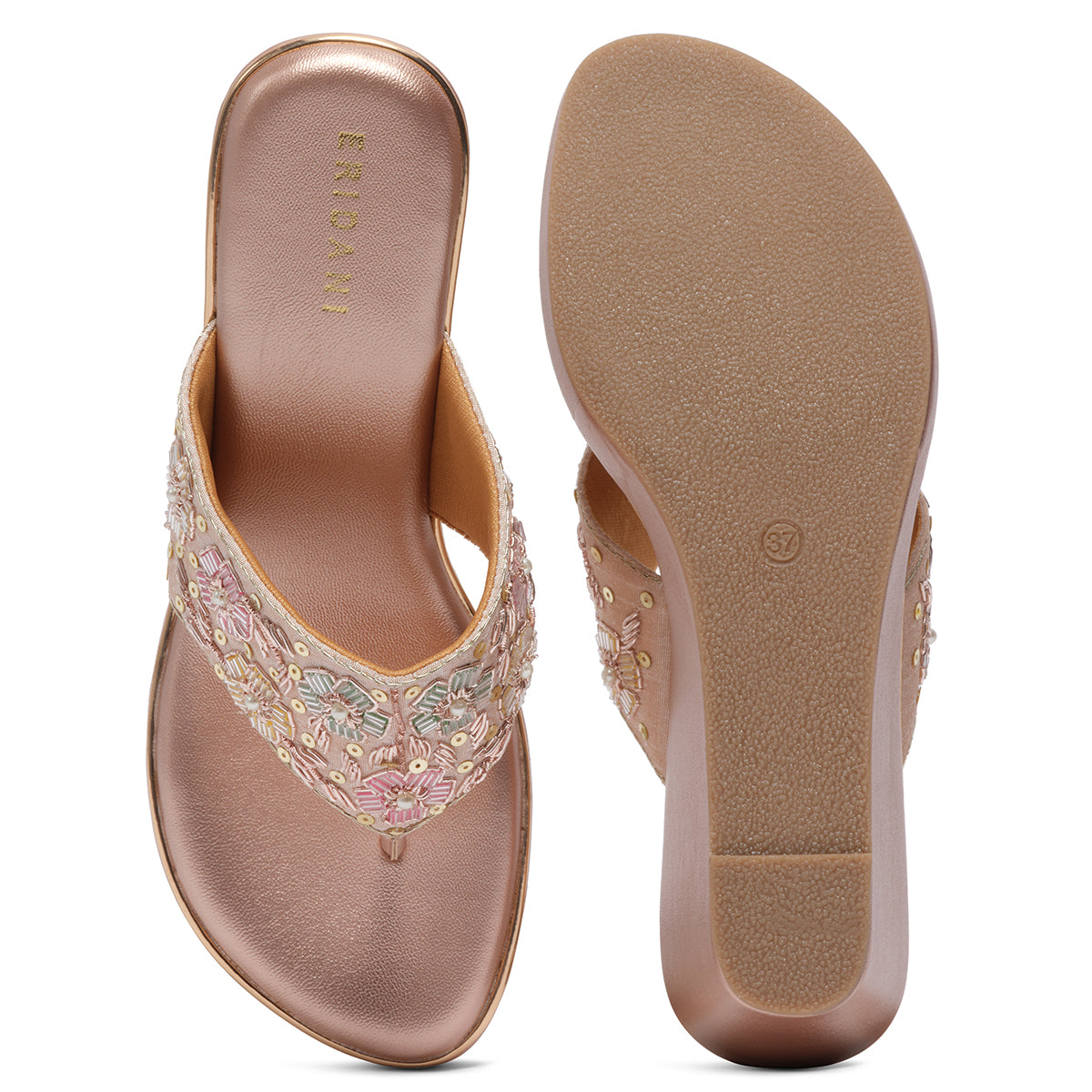 Ayat Embroidered Wedges