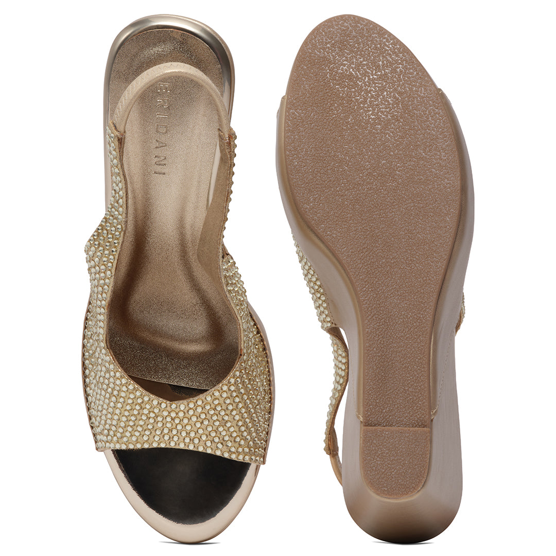 Azrina Embellished Wedges