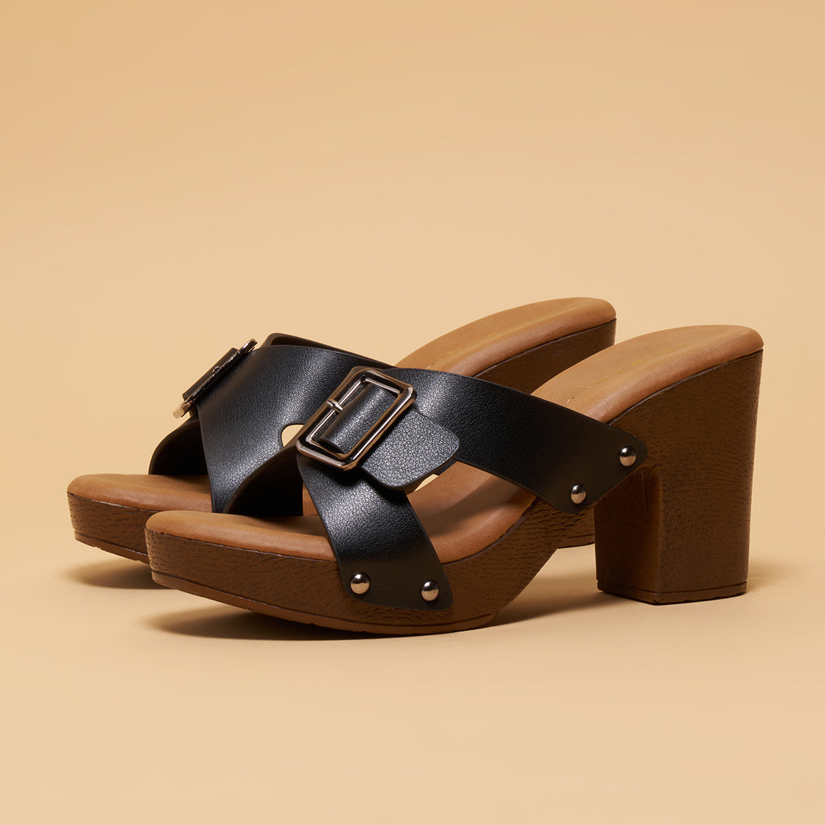 Bailey Buckle Heels