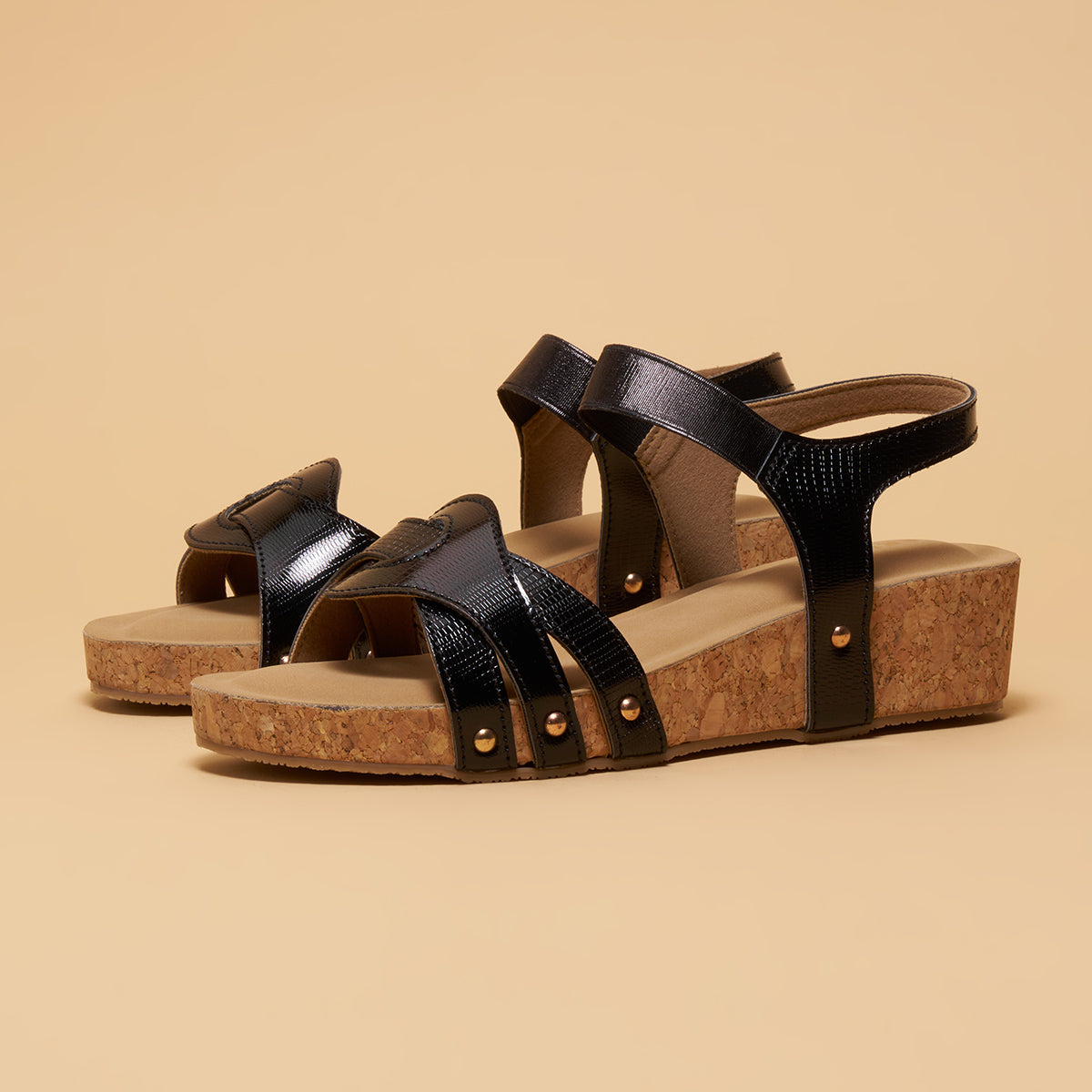 Bello Textured Sandals