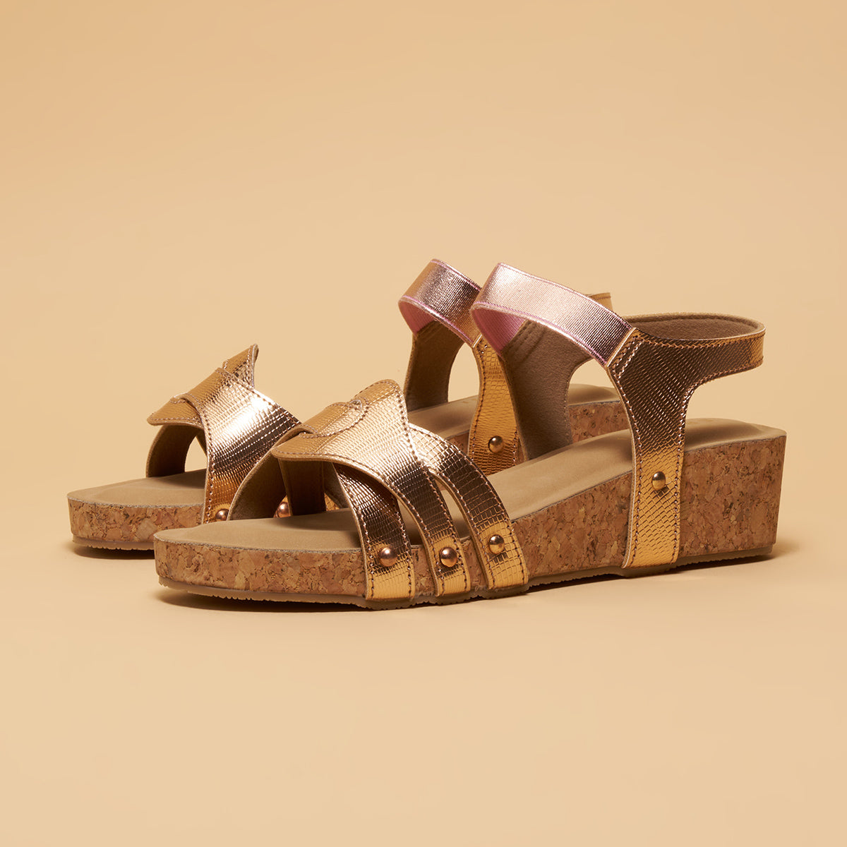 Bello Textured Sandals