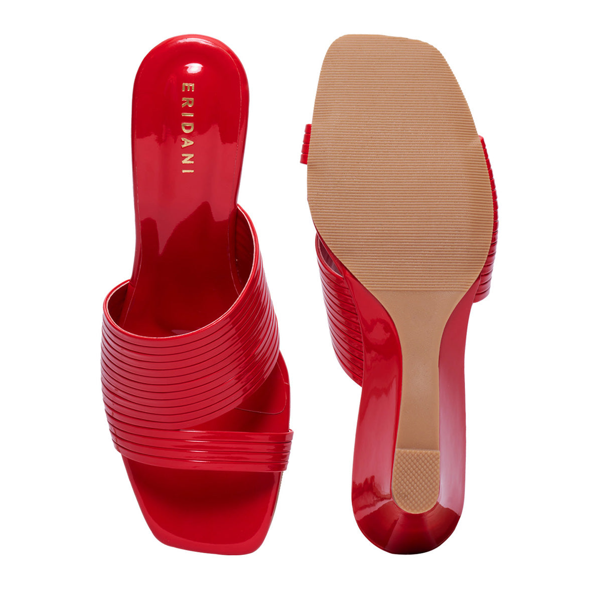 Bloody Mary Patent Wedges