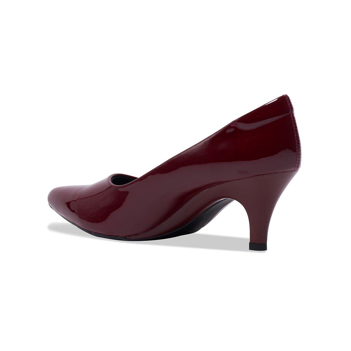 Camelia Patent Pumps