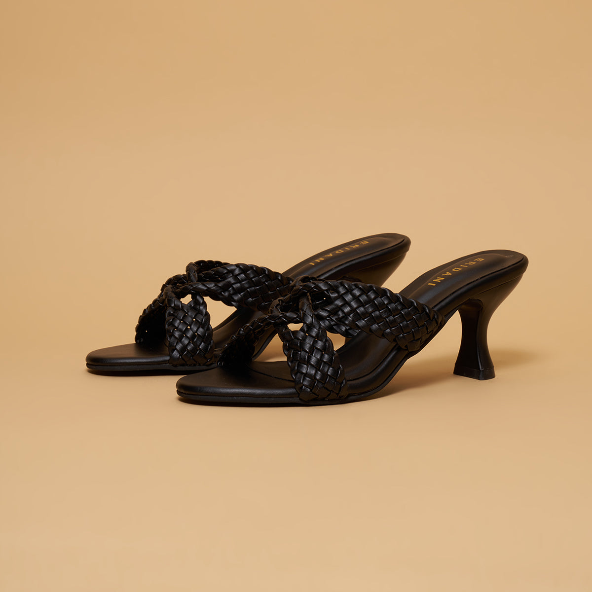 Catalina Woven Kitten Heels