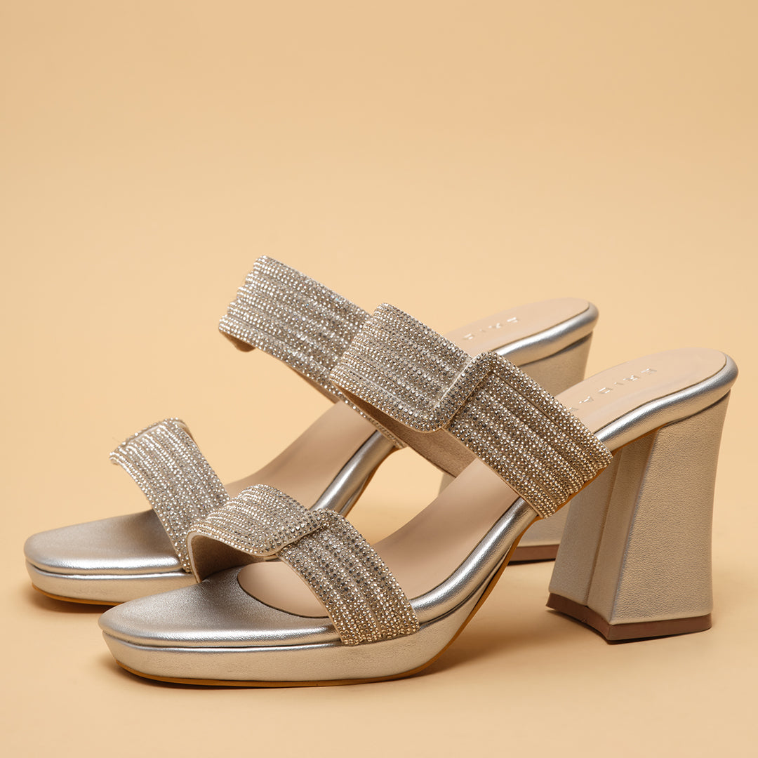 Catherin Embellished Heels National Shoes Eridani