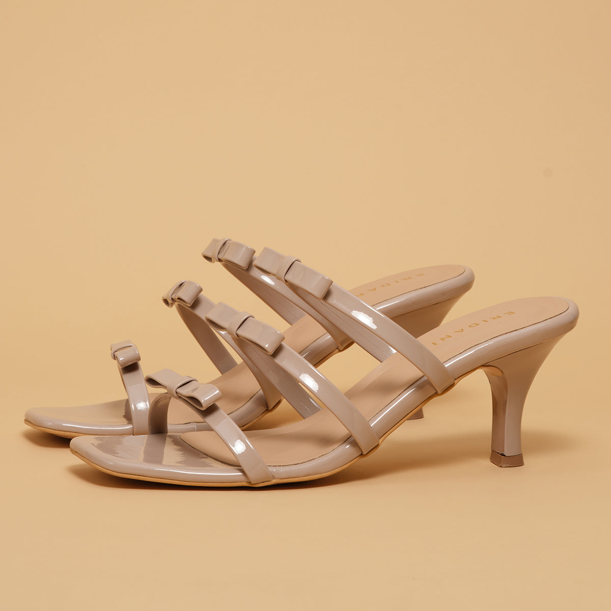 Charlote Bow Strappy Heels