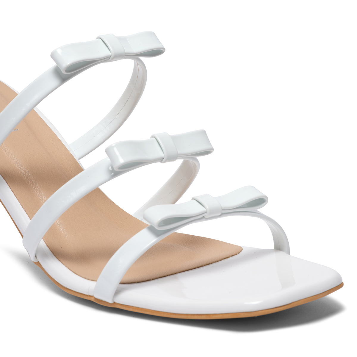 Charlote Bow Strappy Heels