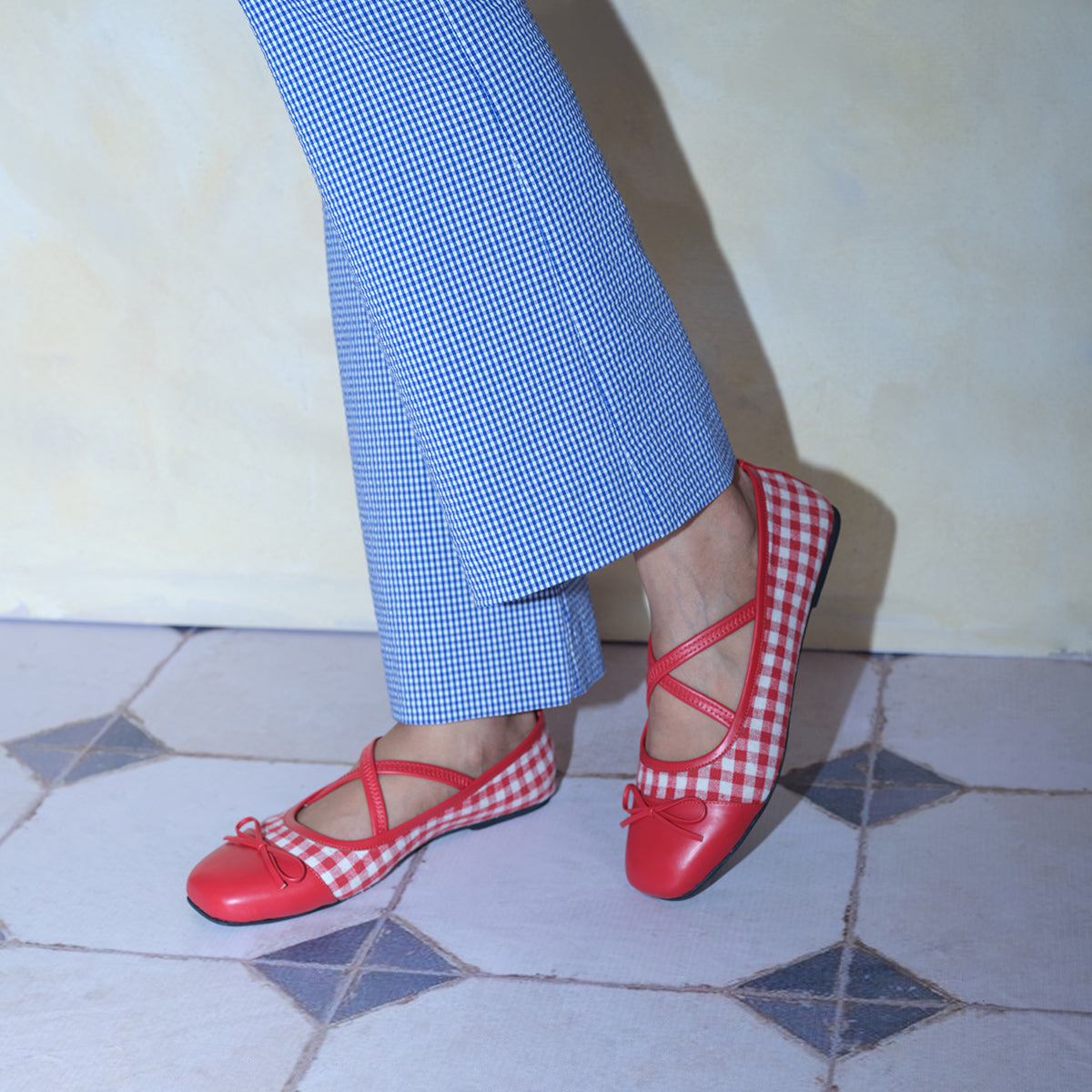 Cherie Printed Ballerinas