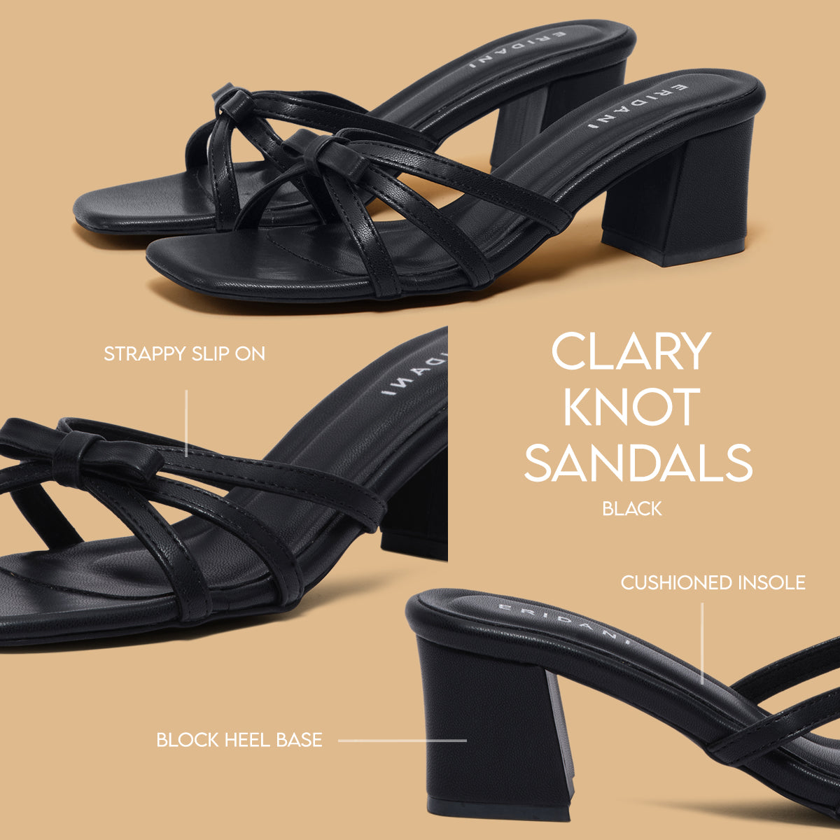 Clary Knot Sandals KM Footwear Eridani