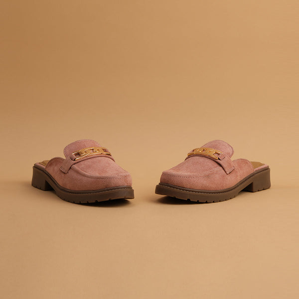 Clover Embellished Loafers