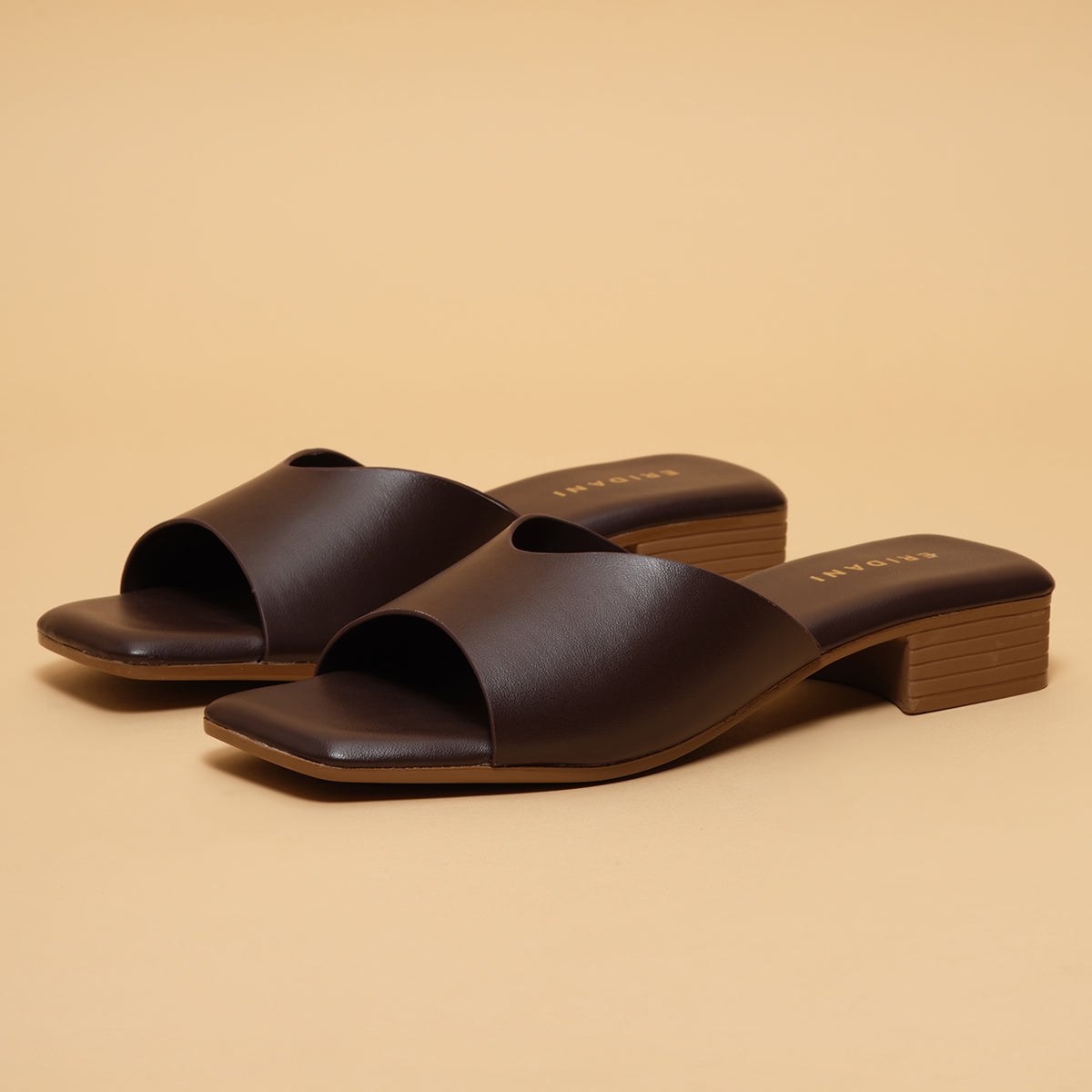 Cocoa Slip-On Heels