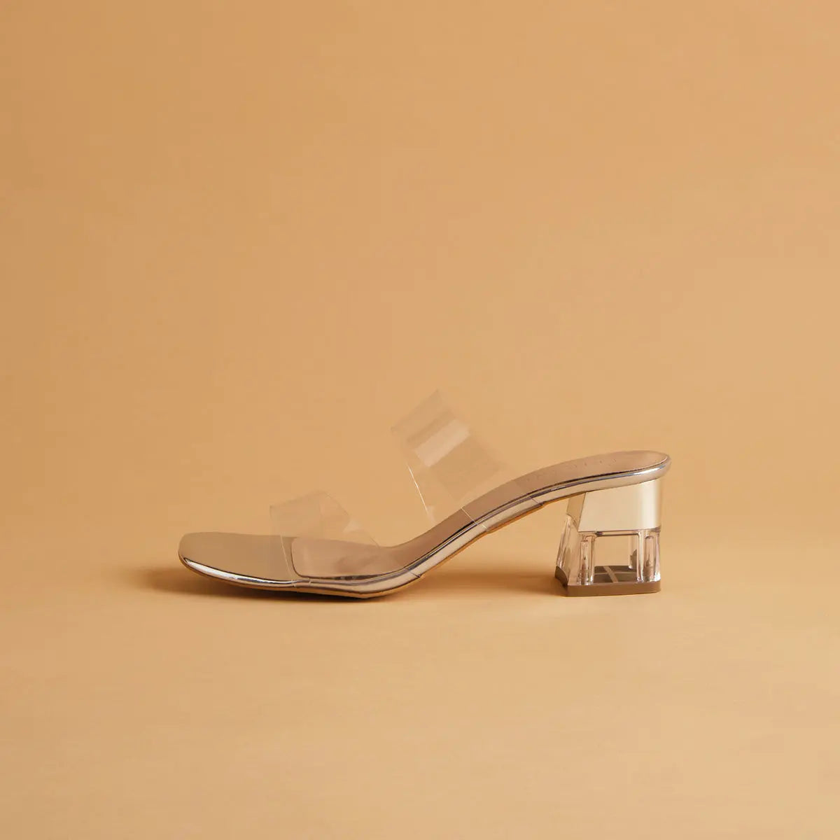 Crystalline Transparent Heels KM Footwear Eridani