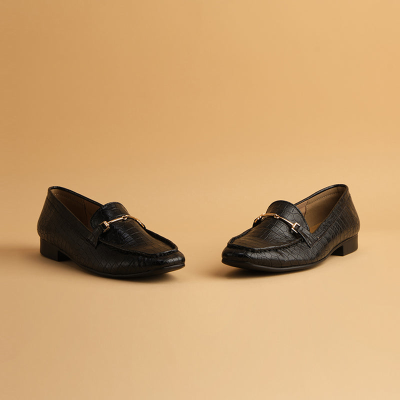 Jessy Textured Loafers