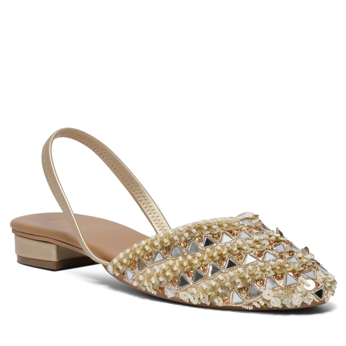 Davina Embroidered Mules