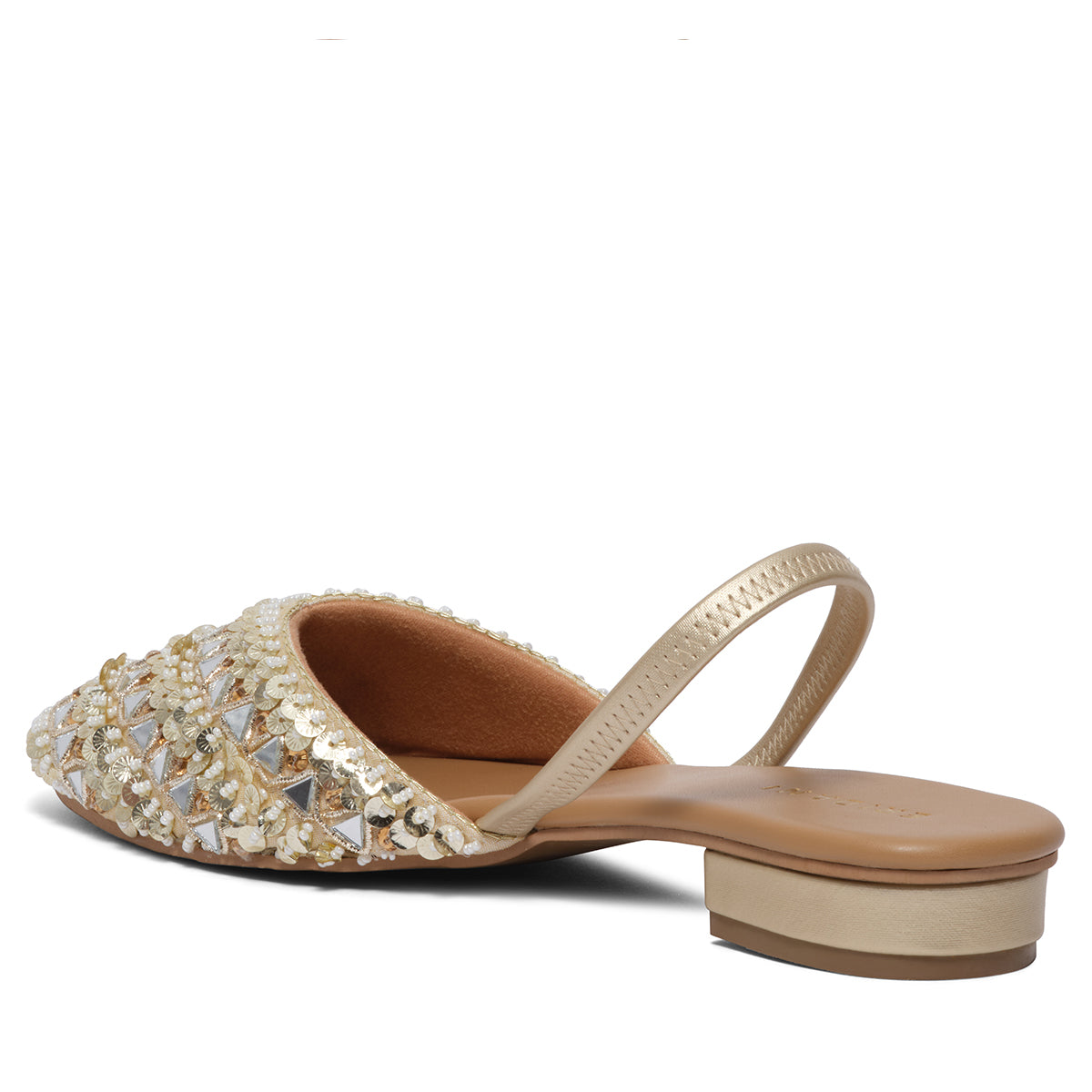 Davina Embroidered Mules