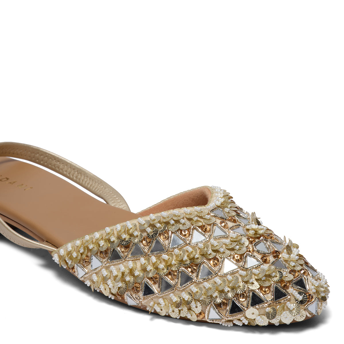 Davina Embroidered Mules