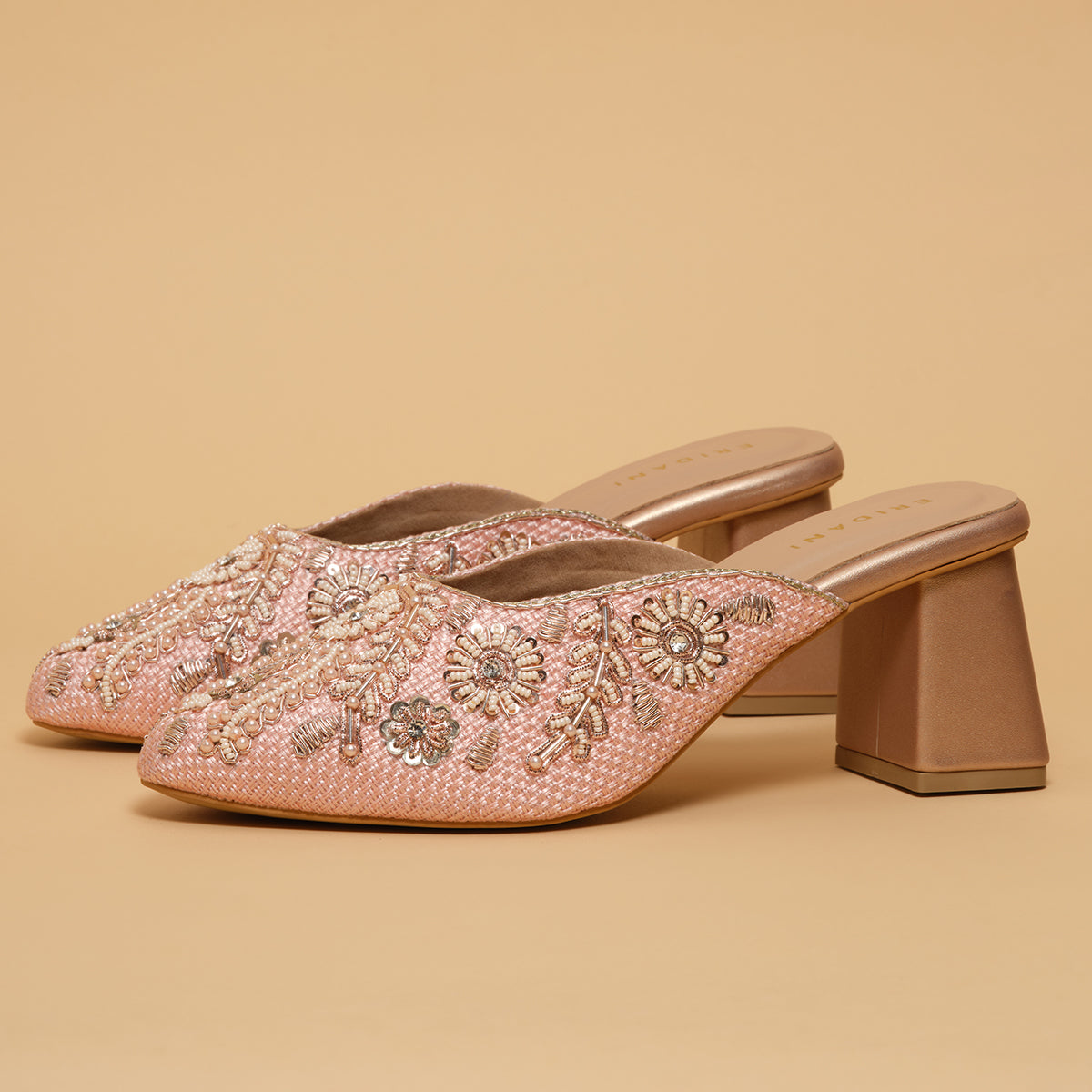 Eira Embroidered Mules Mahek Footwear Eridani