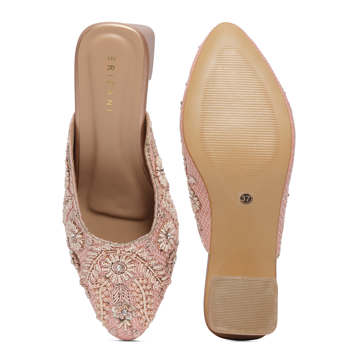 Eira Embroidered Mules Mahek Footwear Eridani