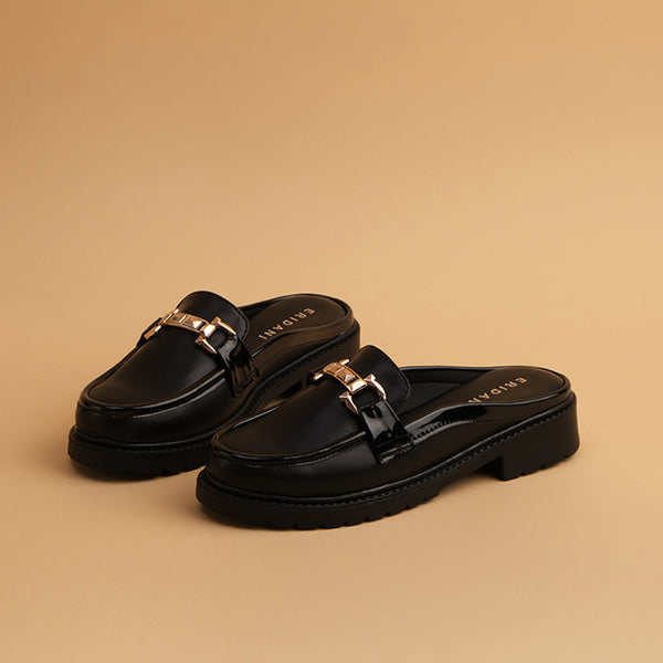 Elina Back-open Loafers