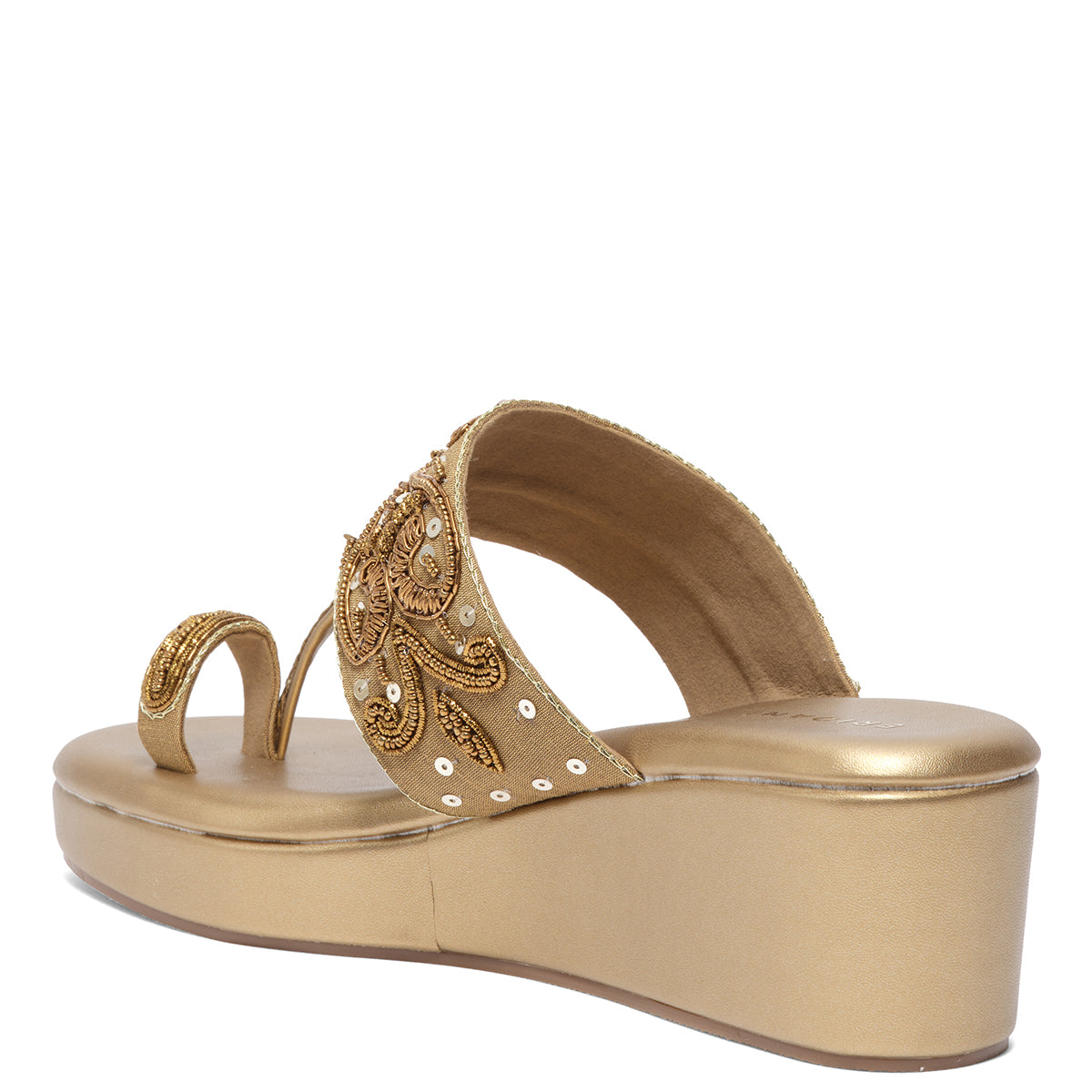 Elyra Embroidered Kolhapuri Mahek Footwear Eridani