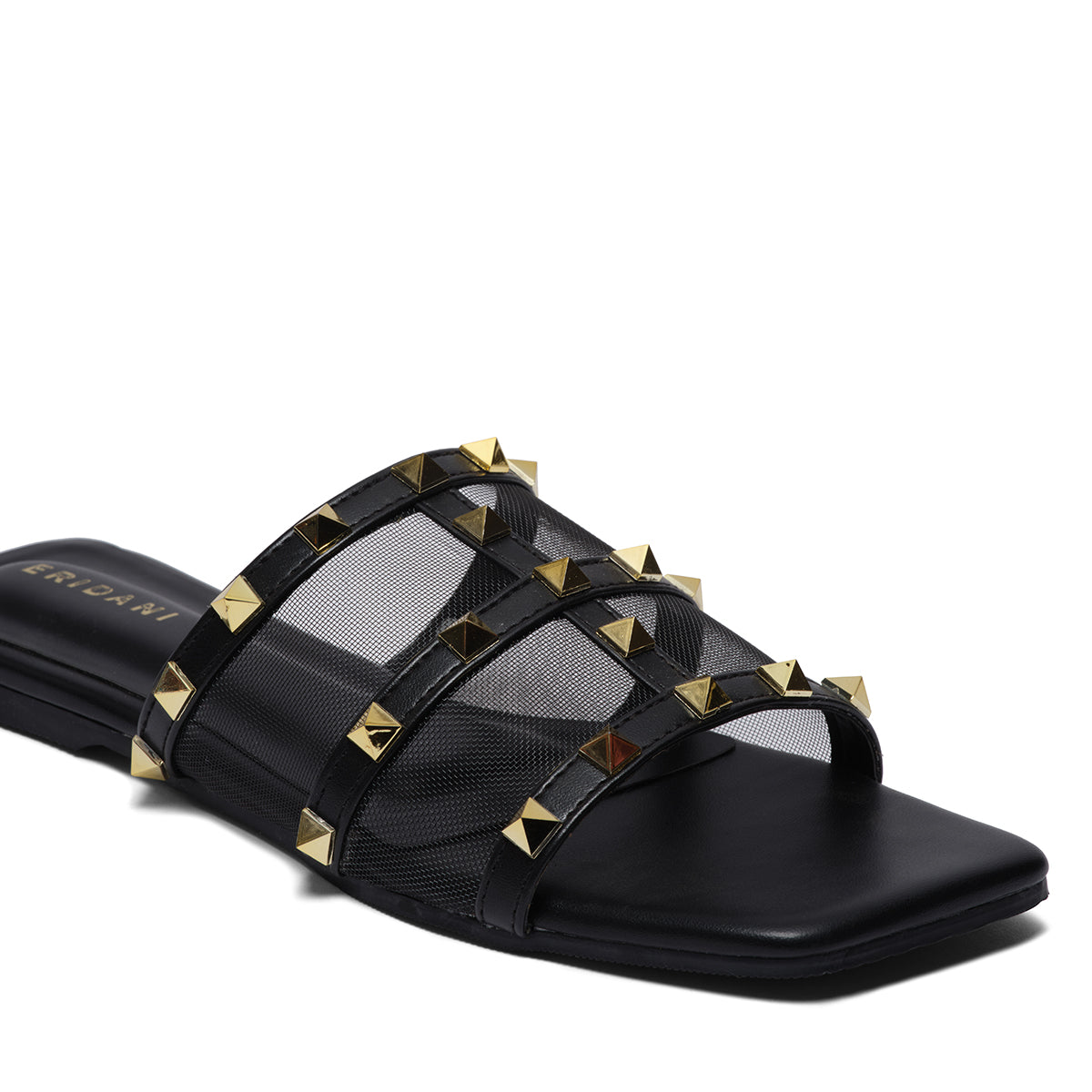 Emmy Strappy Studded Flat