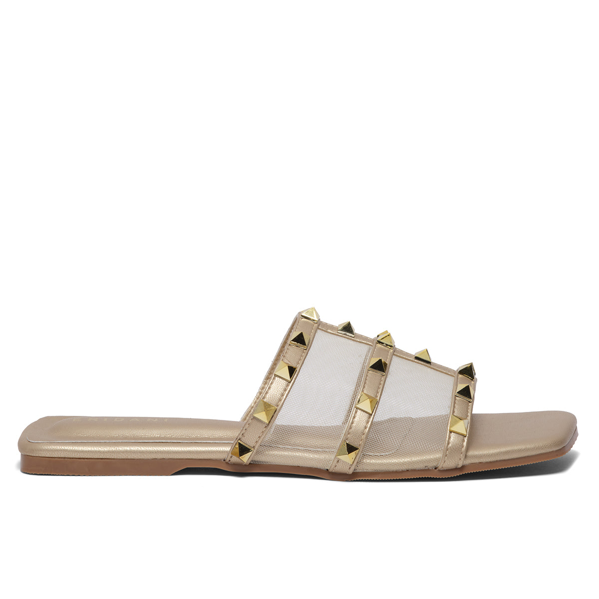 Emmy Strappy Studded Flat