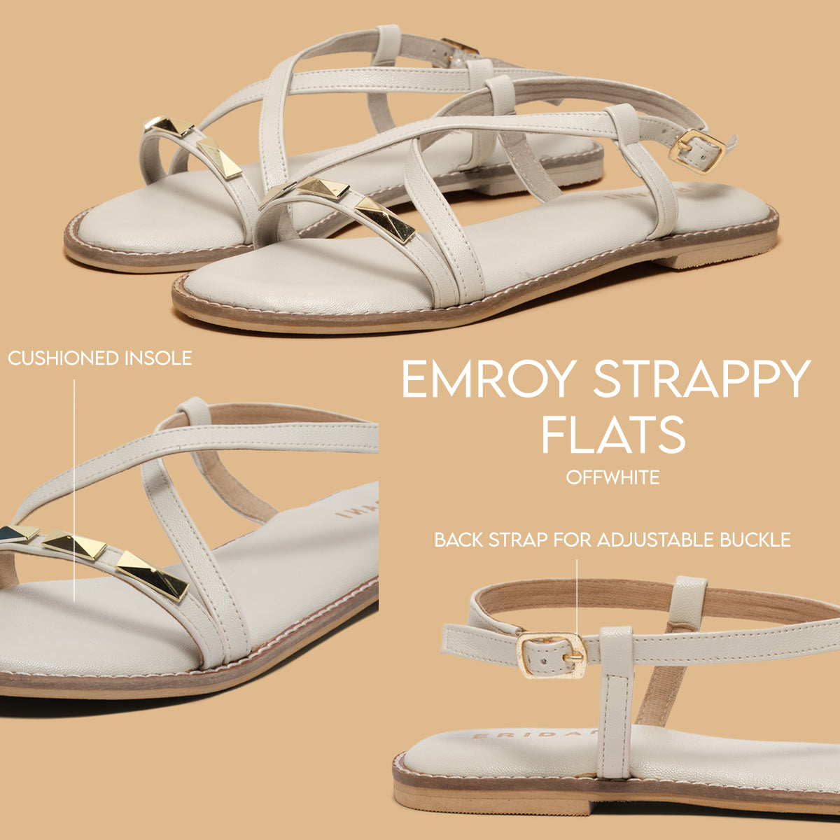 Emroy Strappy Flats New Model Footwear Eridani