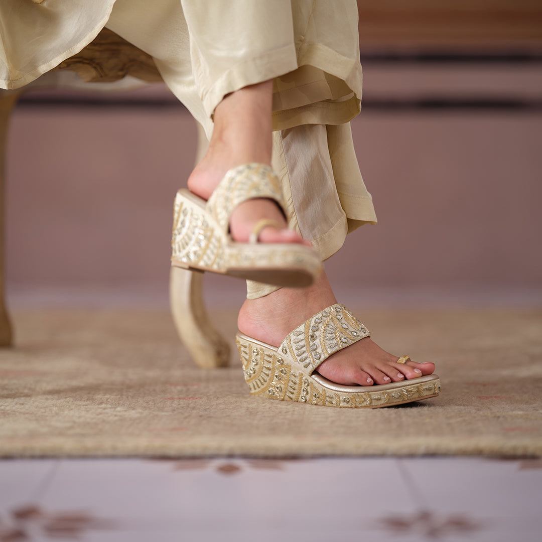 Ena One Toe Wedges