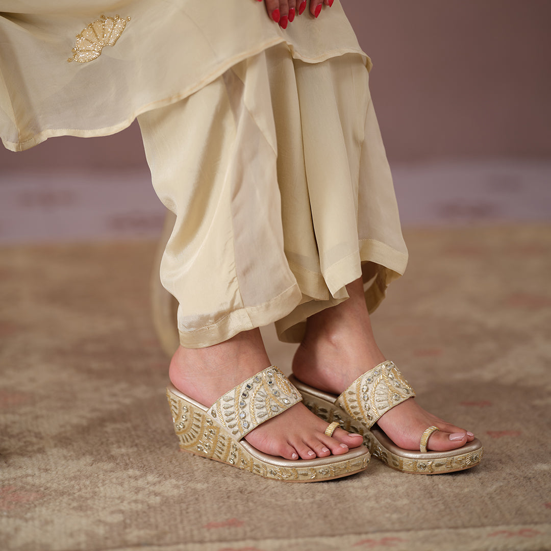 Ena One Toe Wedges